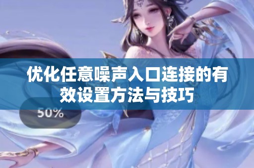 优化任意噪声入口连接的有效设置方法与技巧