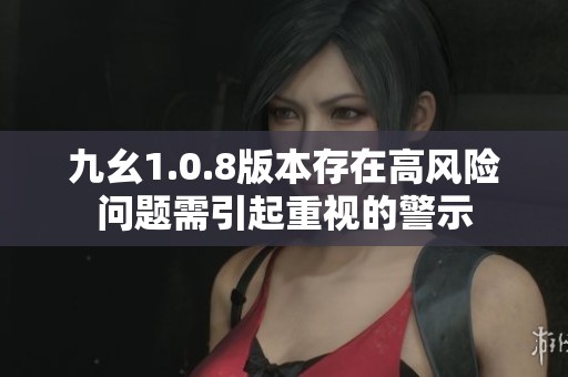 九幺1.0.8版本存在高风险问题需引起重视的警示