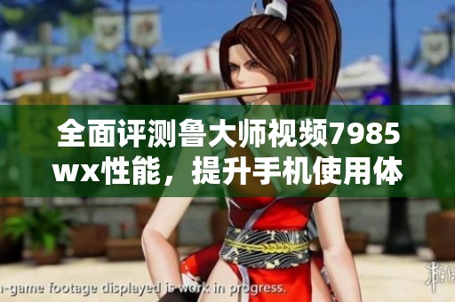 全面评测鲁大师视频7985wx性能，提升手机使用体验指南