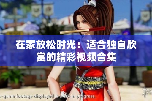 在家放松时光：适合独自欣赏的精彩视频合集