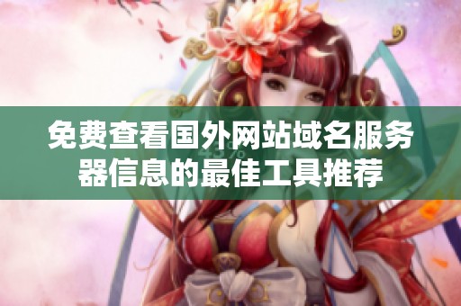 免费查看国外网站域名服务器信息的最佳工具推荐