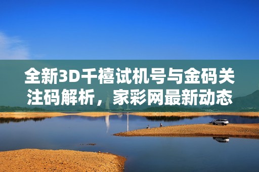 全新3D千禧试机号与金码关注码解析，家彩网最新动态揭秘