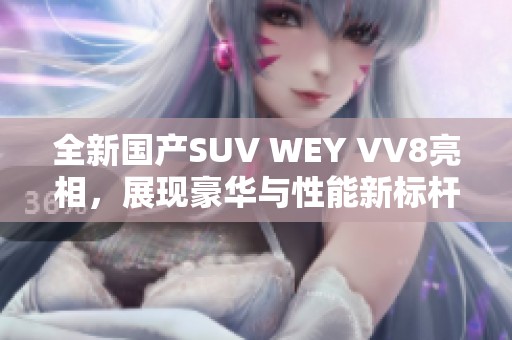 全新国产SUV WEY VV8亮相，展现豪华与性能新标杆