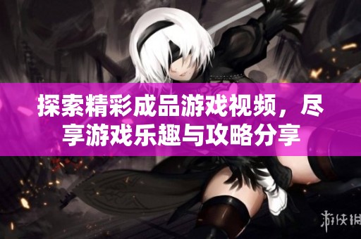 探索精彩成品游戏视频，尽享游戏乐趣与攻略分享