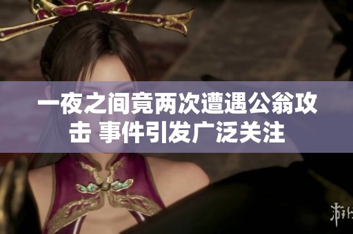 一夜之间竟两次遭遇公翁攻击 事件引发广泛关注