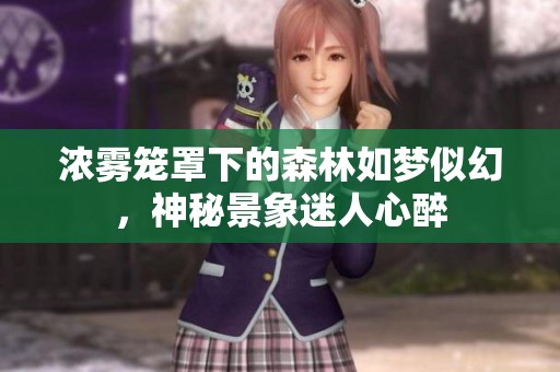浓雾笼罩下的森林如梦似幻，神秘景象迷人心醉