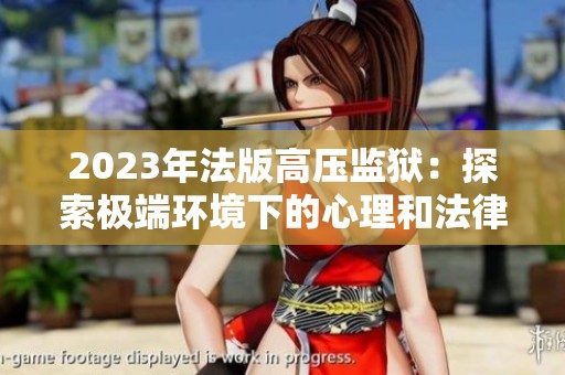 2023年法版高压监狱：探索极端环境下的心理和法律挑战