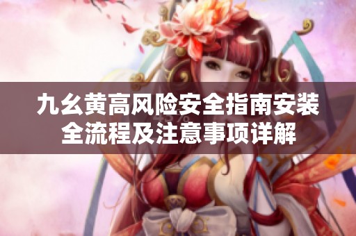 九幺黄高风险安全指南安装全流程及注意事项详解