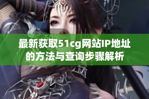 最新获取51cg网站IP地址的方法与查询步骤解析