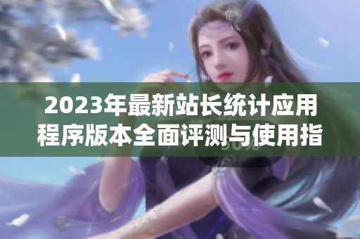 2023年最新站长统计应用程序版本全面评测与使用指南