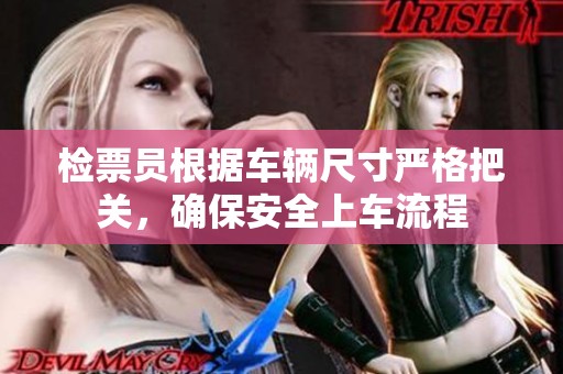 检票员根据车辆尺寸严格把关，确保安全上车流程