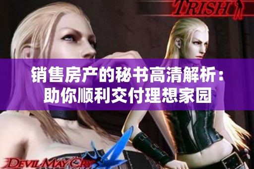 销售房产的秘书高清解析：助你顺利交付理想家园