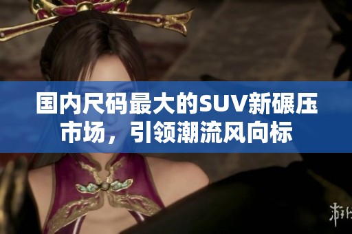 国内尺码最大的SUV新碾压市场，引领潮流风向标