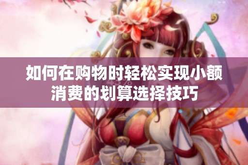 如何在购物时轻松实现小额消费的划算选择技巧
