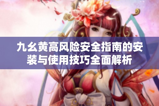 九幺黄高风险安全指南的安装与使用技巧全面解析