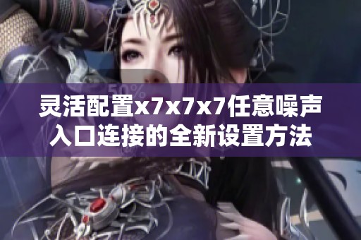 灵活配置x7x7x7任意噪声入口连接的全新设置方法