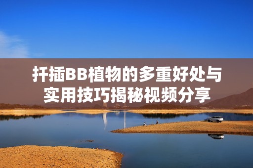 扦插BB植物的多重好处与实用技巧揭秘视频分享