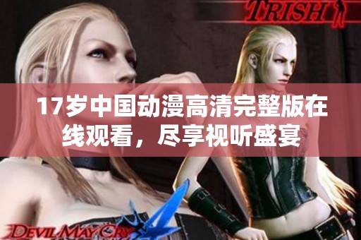 17岁中国动漫高清完整版在线观看，尽享视听盛宴