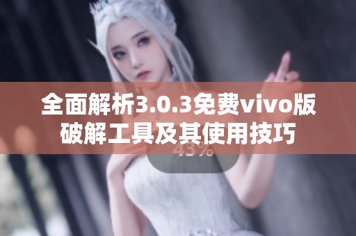 全面解析3.0.3免费vivo版破解工具及其使用技巧
