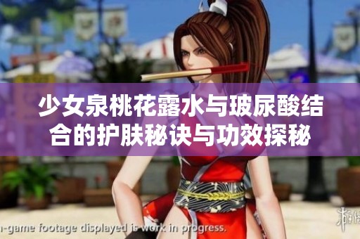 少女泉桃花露水与玻尿酸结合的护肤秘诀与功效探秘