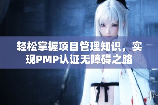 轻松掌握项目管理知识，实现PMP认证无障碍之路