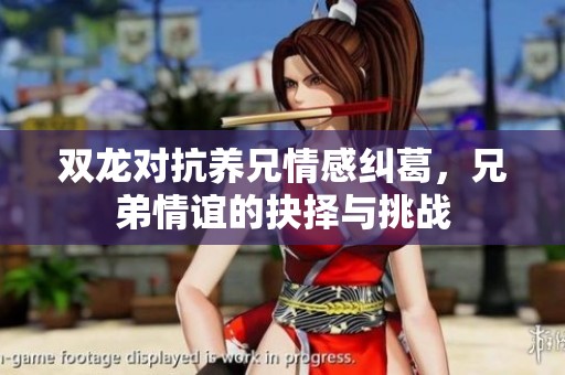 双龙对抗养兄情感纠葛，兄弟情谊的抉择与挑战