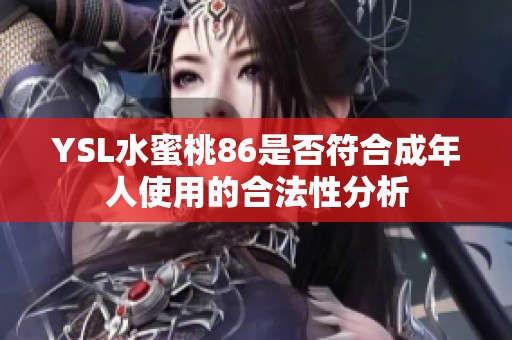 YSL水蜜桃86是否符合成年人使用的合法性分析