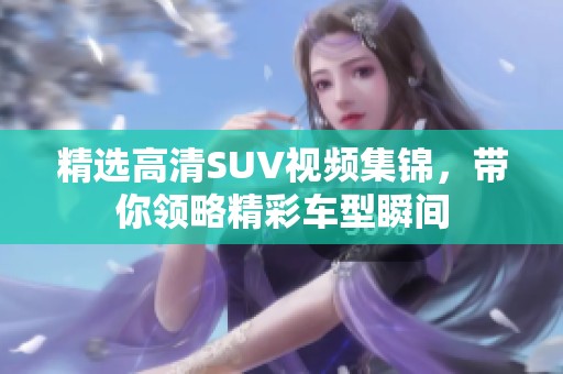 精选高清SUV视频集锦，带你领略精彩车型瞬间