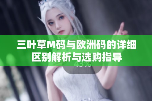 三叶草M码与欧洲码的详细区别解析与选购指导