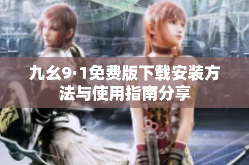 九幺9·1免费版下载安装方法与使用指南分享