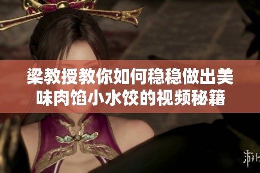 梁教授教你如何稳稳做出美味肉馅小水饺的视频秘籍