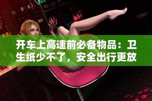 开车上高速前必备物品：卫生纸少不了，安全出行更放心