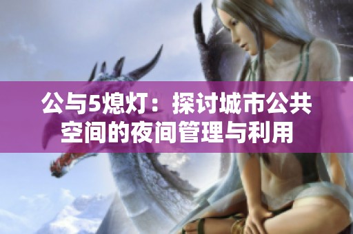 公与5熄灯：探讨城市公共空间的夜间管理与利用