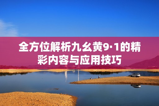 全方位解析九幺黄9·1的精彩内容与应用技巧