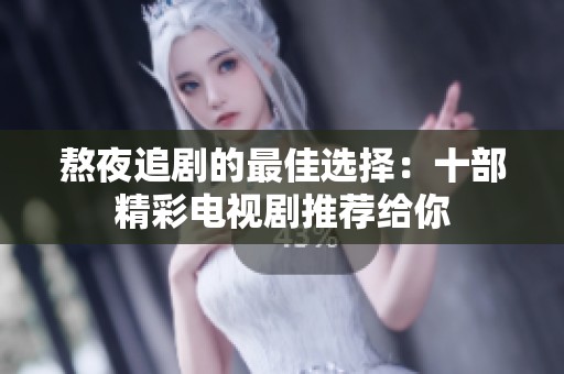 熬夜追剧的最佳选择：十部精彩电视剧推荐给你