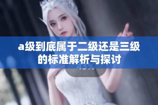 a级到底属于二级还是三级的标准解析与探讨