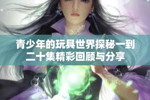 青少年的玩具世界探秘一到二十集精彩回顾与分享
