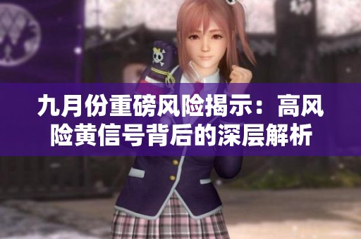 九月份重磅风险揭示：高风险黄信号背后的深层解析