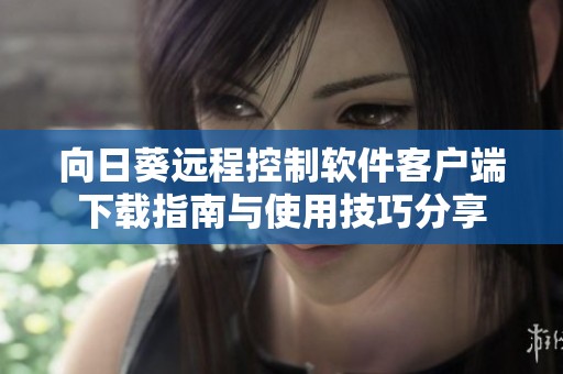 向日葵远程控制软件客户端下载指南与使用技巧分享