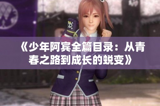 《少年阿宾全篇目录：从青春之路到成长的蜕变》