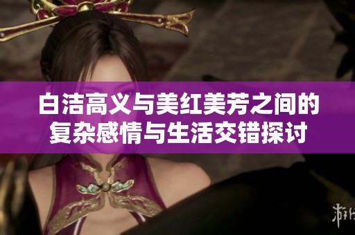 白洁高义与美红美芳之间的复杂感情与生活交错探讨