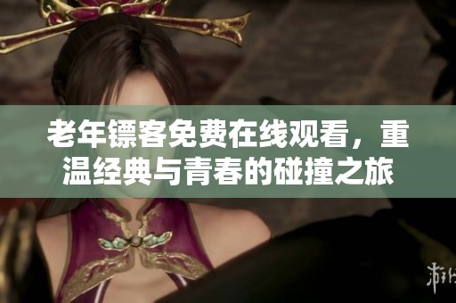 老年镖客免费在线观看，重温经典与青春的碰撞之旅