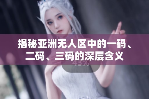 揭秘亚洲无人区中的一码、二码、三码的深层含义
