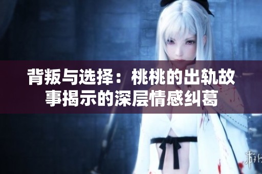 背叛与选择：桃桃的出轨故事揭示的深层情感纠葛