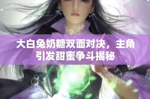 大白兔奶糖双面对决，主角引发甜蜜争斗揭秘
