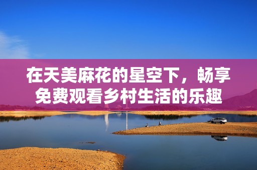 在天美麻花的星空下，畅享免费观看乡村生活的乐趣