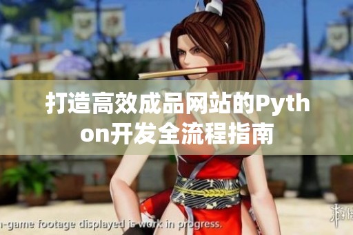 打造高效成品网站的Python开发全流程指南