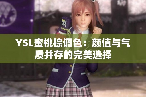 YSL蜜桃棕调色：颜值与气质并存的完美选择
