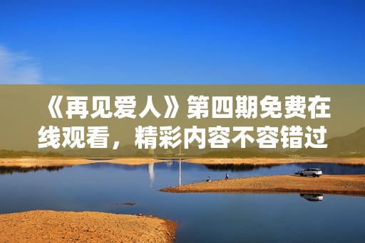 《再见爱人》第四期免费在线观看，精彩内容不容错过
