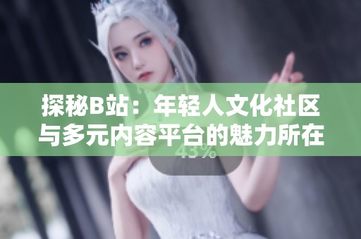 探秘B站：年轻人文化社区与多元内容平台的魅力所在